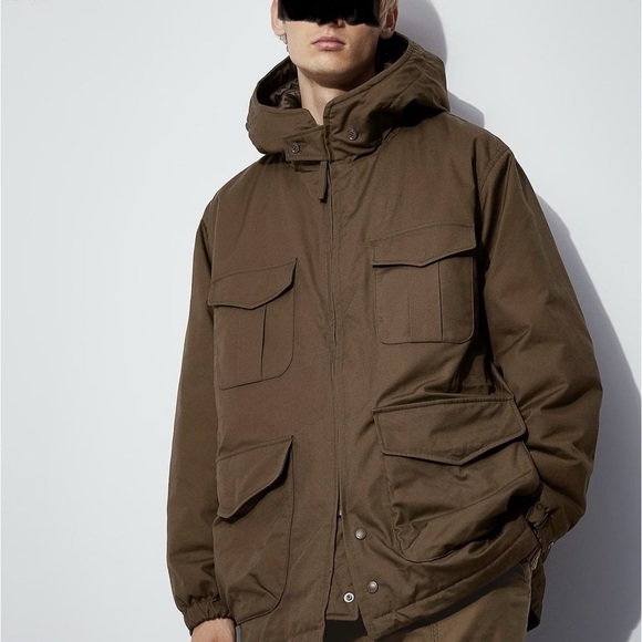 Engineered garments heattech utility Uniqlo parka jacket Medium - Picture 11 of 11